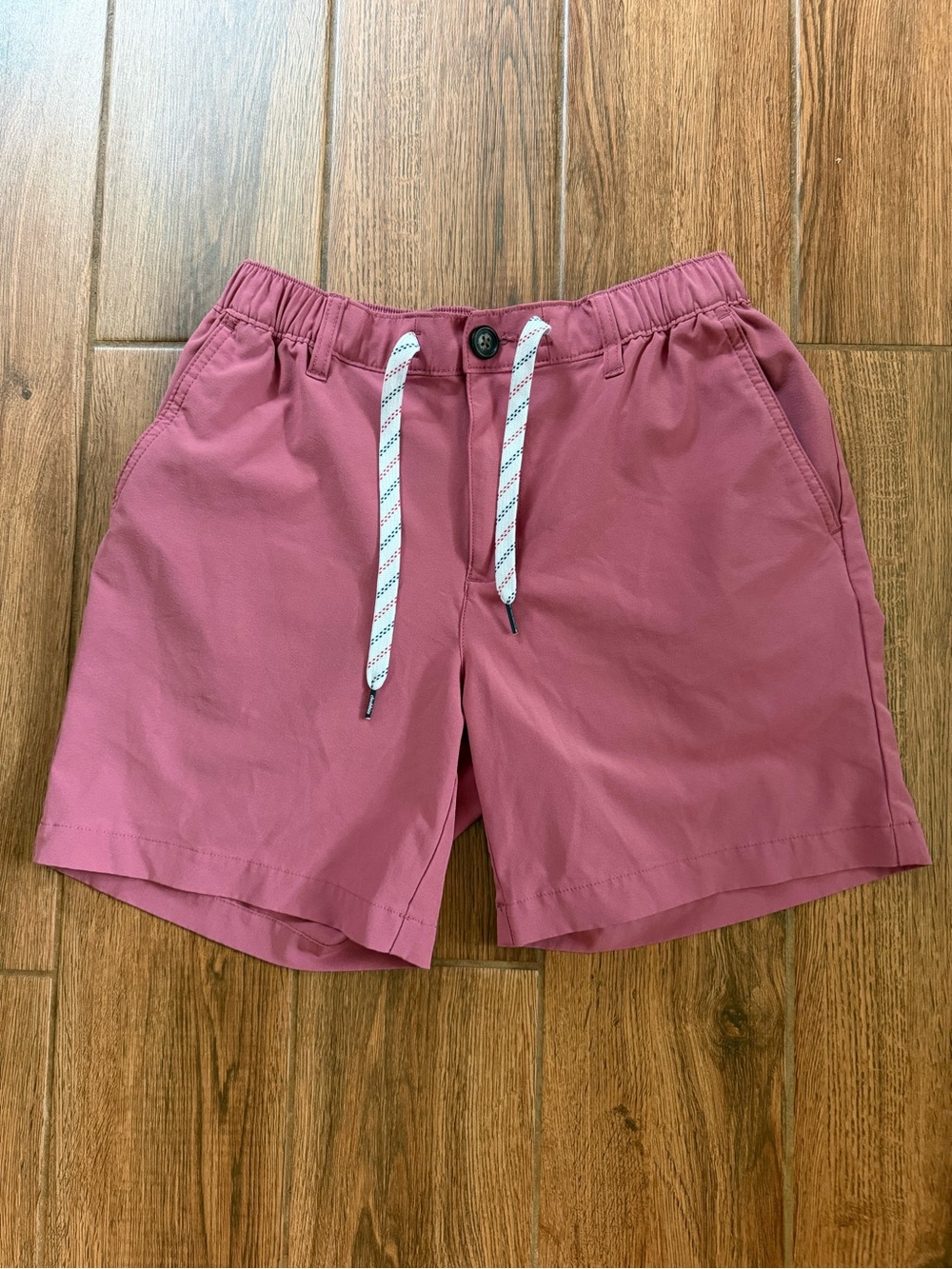 chubbies Men's Pink Shorts Drawstring Pockets Size S
